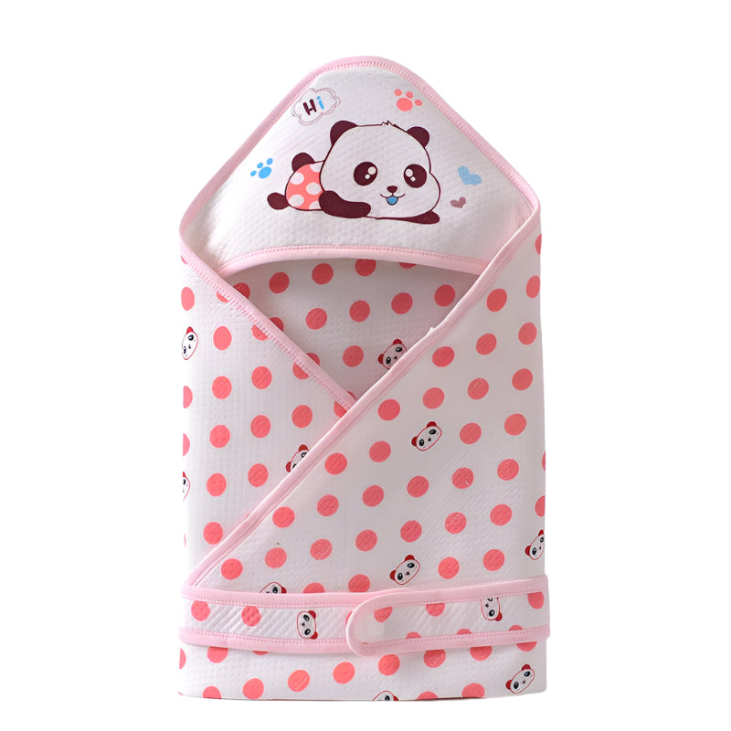Baby Polkadot Wrap - Babyblush