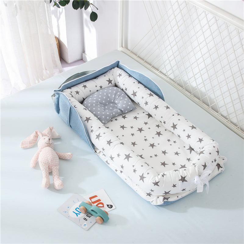 Cotton Portable Baby Crib Newborn Foldable - Babyblush