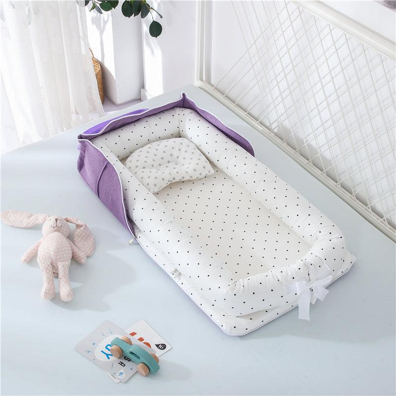 Cotton Portable Baby Crib Newborn Foldable - Babyblush
