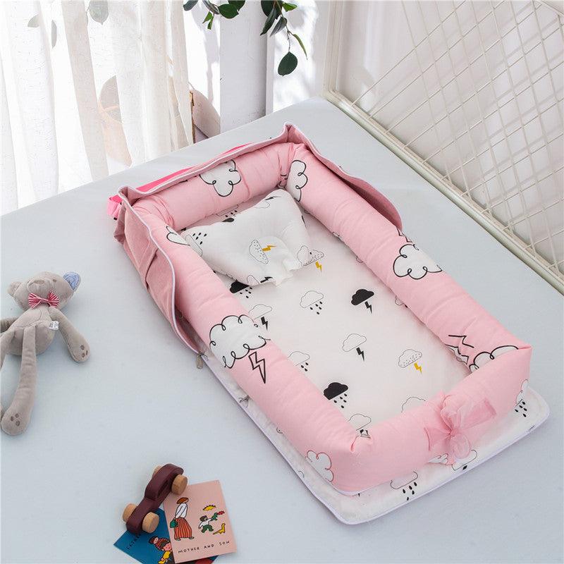 Cotton Portable Baby Crib Newborn Foldable - Babyblush