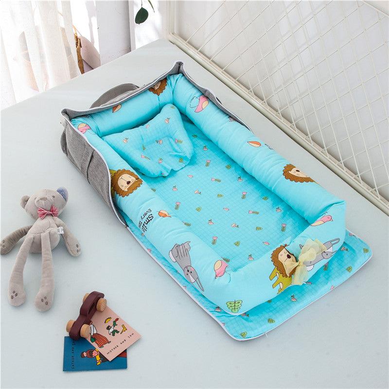 Cotton Portable Baby Crib Newborn Foldable - Babyblush