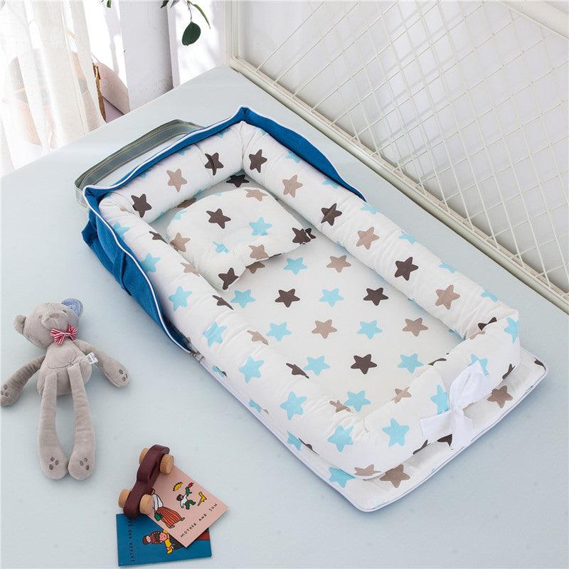Cotton Portable Baby Crib Newborn Foldable - Babyblush