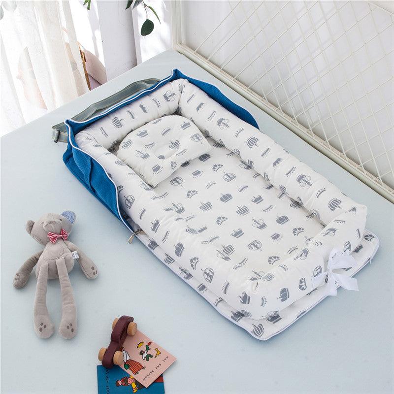 Cotton Portable Baby Crib Newborn Foldable - Babyblush