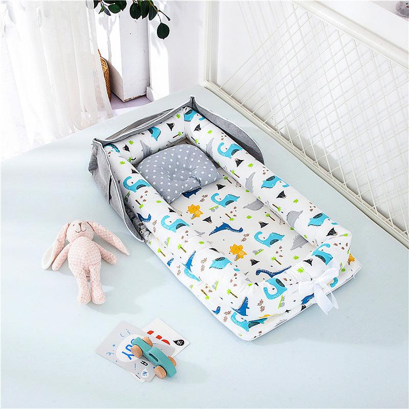 Cotton Portable Baby Crib Newborn Foldable - Babyblush