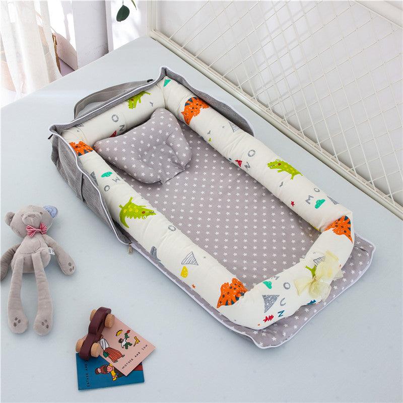 Cotton Portable Baby Crib Newborn Foldable - Babyblush
