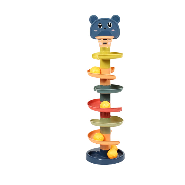 Rolling Ball Pile Tower - Babyblush