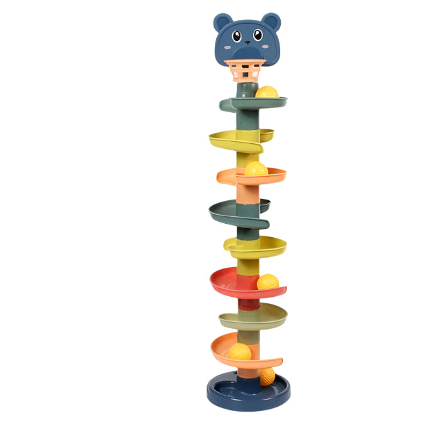 Rolling Ball Pile Tower - Babyblush
