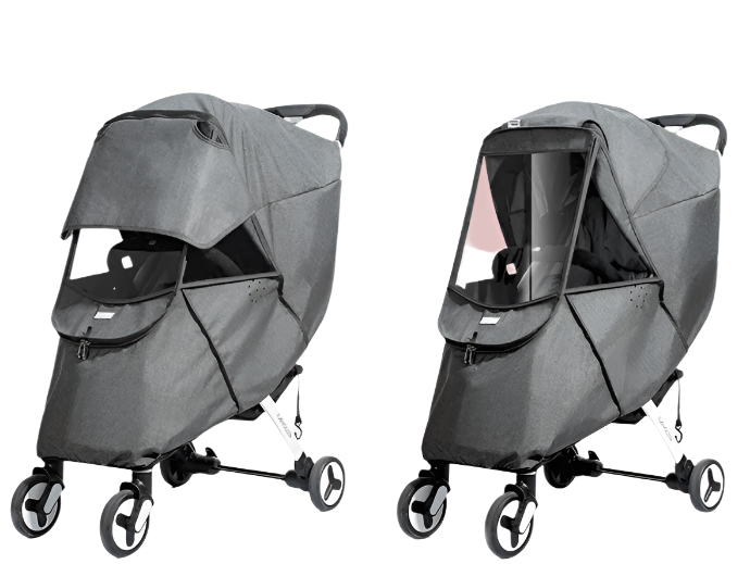 Stroller Windshield Rain Cover Universal Warm Winter Children Wind And Rain Protection - Babyblush