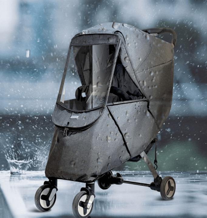 Stroller Windshield Rain Cover Universal Warm Winter Children Wind And Rain Protection - Babyblush