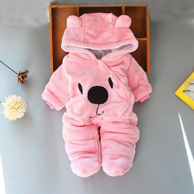 Winter Baby Footies - Babyblush