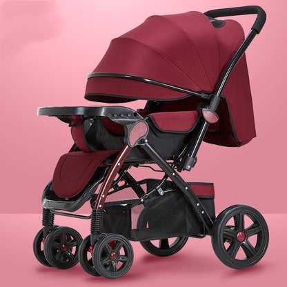 Lightweight Reversible Baby Stroller