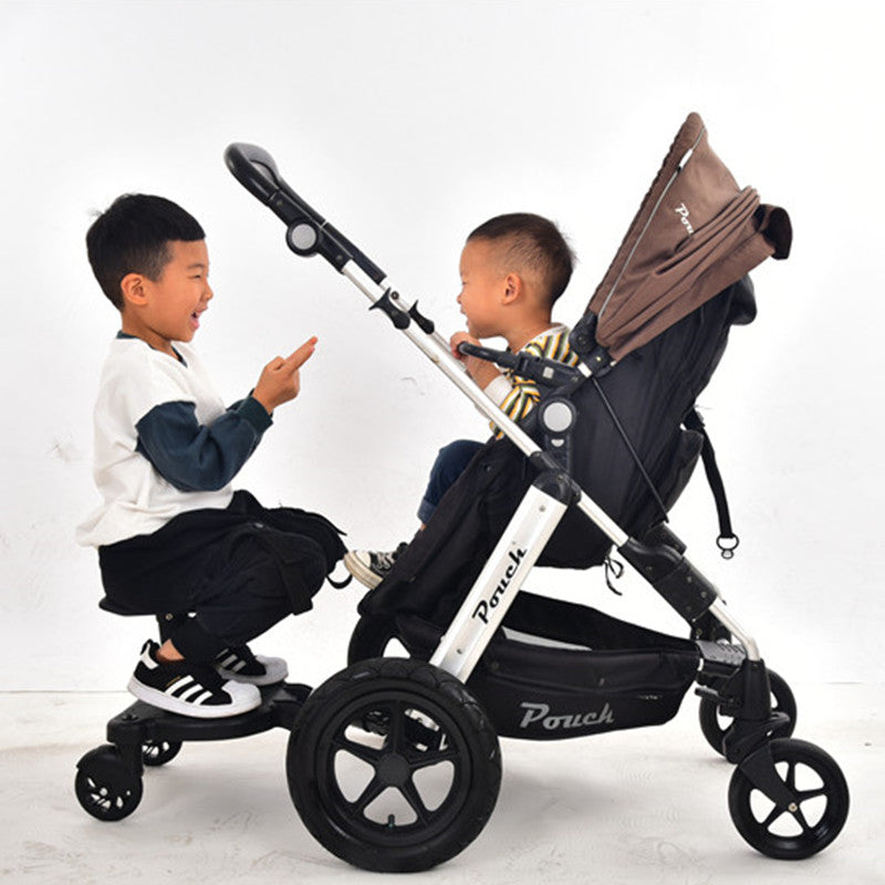 Baby Stroller Ride-On Board with Seat