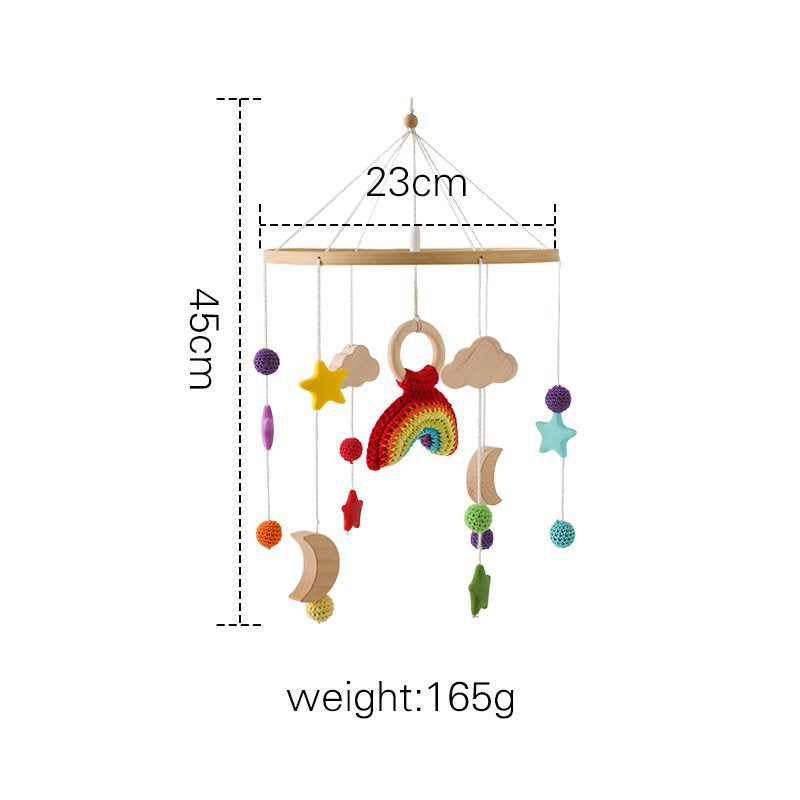 Cross-border Comforter Bed Bell Hanging Baby Sleep Companion Wind Chimes Rotatable Rattle Toys