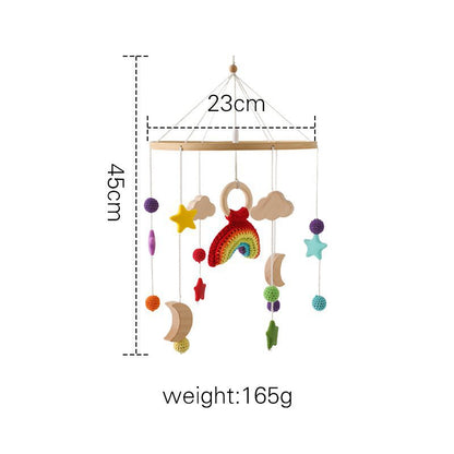 Cross-border Comforter Bed Bell Hanging Baby Sleep Companion Wind Chimes Rotatable Rattle Toys