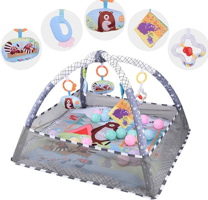 Newborn Baby Play Blanket Fence Toy Fitness Rack Cross-Border Amazon Hot Selling Toy Blanket