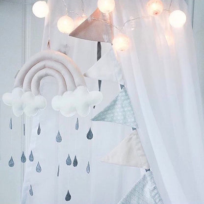 Baby Crib Mobile (Rainbow & Cloud Design)
