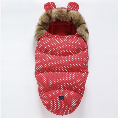 Deluxe Winter Baby Stroller Sleeping Bag – Ultra-Warm Cocoon for 1–3 Years