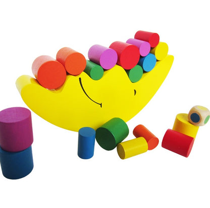 Moon Balance Wooden Game