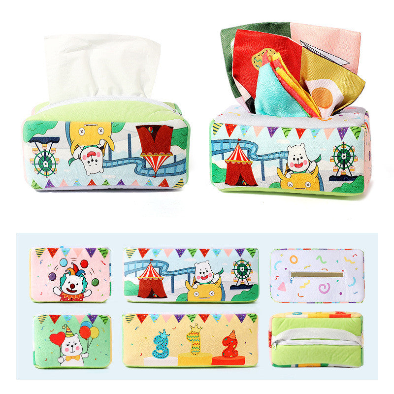Baby Educational Tissue Box Toy