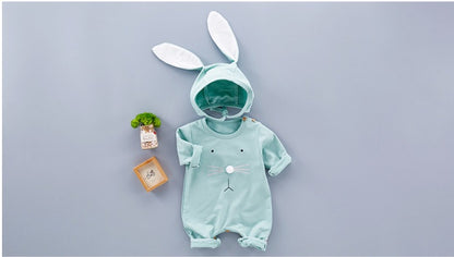 Baby Long Sleeve Cotton Flannel Romper (Unisex)