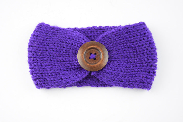 Baby Knitted Wool Headband (Hand-Woven)