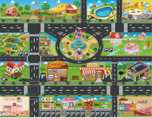 Children’s Road Map Play Mat