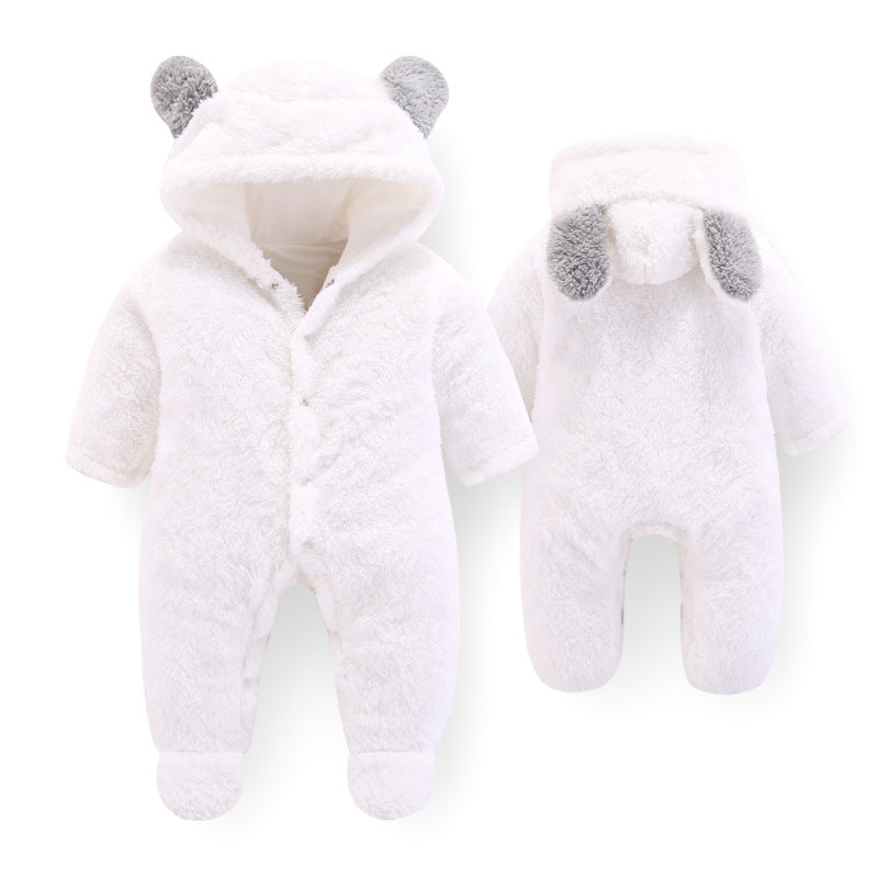 Teddy Bear Winter Baby Jumpsuit
