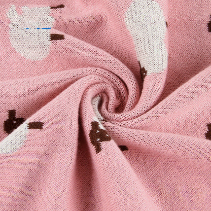 Baby Sheepskin Cotton Blanket