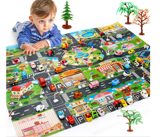 Children’s Road Map Play Mat