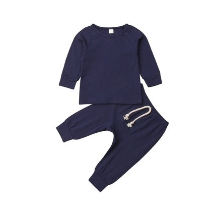 Cozy Cotton Baby Tracksuit Set – Soft, Stretchy & Everyday Comfy