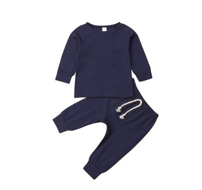 Cozy Cotton Baby Tracksuit Set – Soft, Stretchy & Everyday Comfy