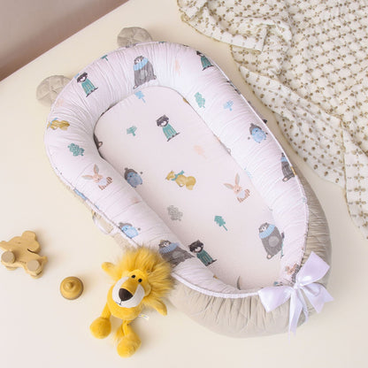 Fashionable Portable Removable And Washable Baby Bed Can Be Folded Out