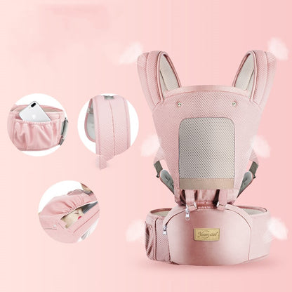 Baby Carrier Front Hold with Lumbar Stool