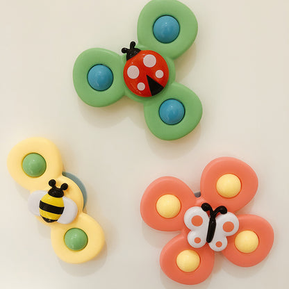 Baby Suction Spinner Insect Toy (3-Pack)