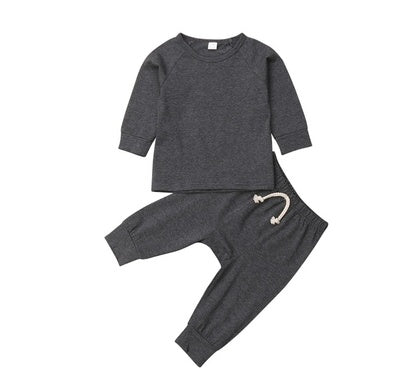Cozy Cotton Baby Tracksuit Set – Soft, Stretchy & Everyday Comfy