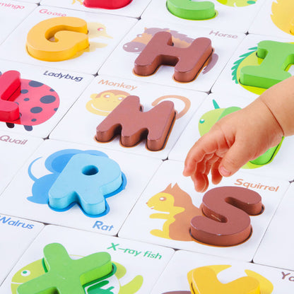 Wooden Alphabet Matching Puzzle