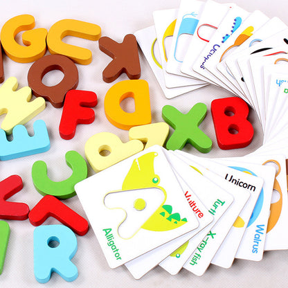 Wooden Alphabet Matching Puzzle