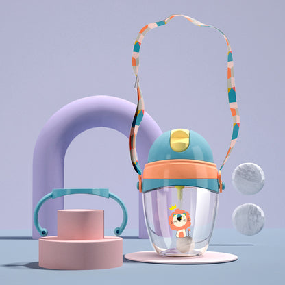 Cute Tritan Baby Water Cup – Drop-Proof, Leak-Proof & Perfect for Little Hands