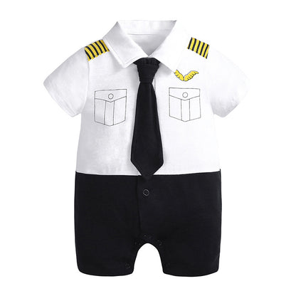 Baby Gentleman Romper Short Sleeve
