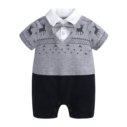 Baby Gentleman Romper Short Sleeve