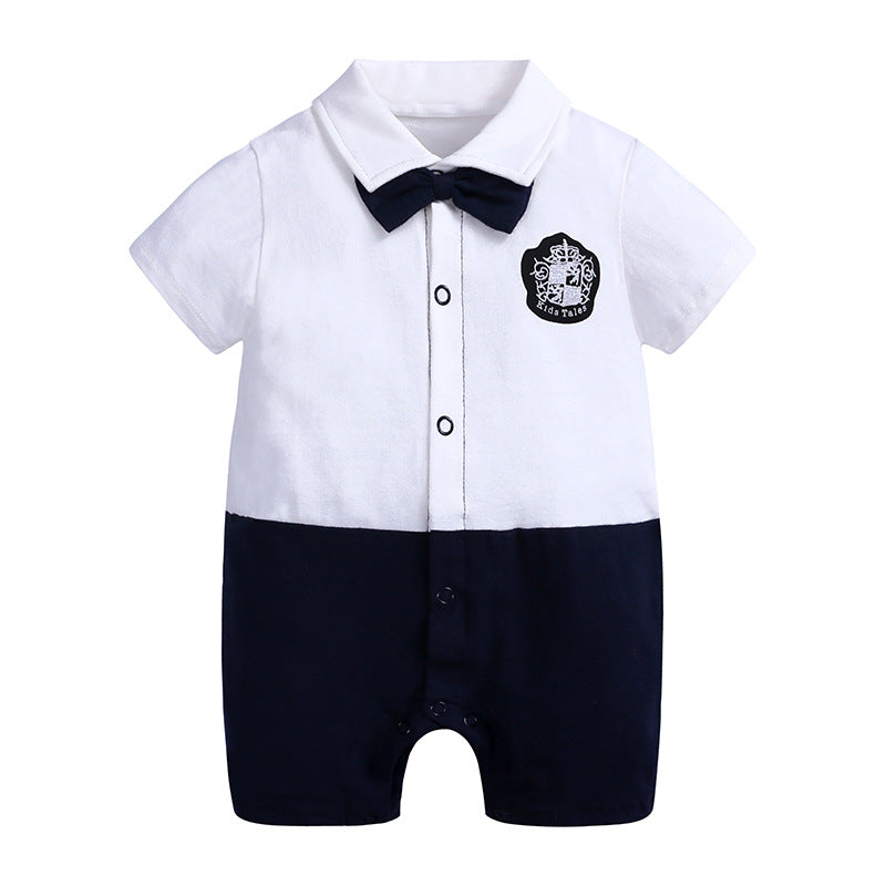 Baby Gentleman Romper Short Sleeve