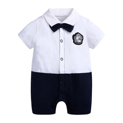 Baby Gentleman Romper Short Sleeve