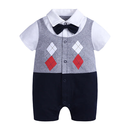 Baby Gentleman Romper Short Sleeve