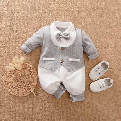 Baby Jumpsuit Gentleman Style