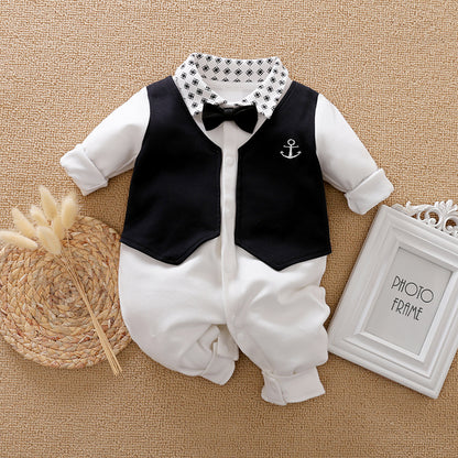 Baby Jumpsuit Gentleman Style