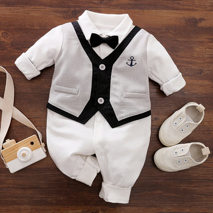 Baby Jumpsuit Gentleman Style