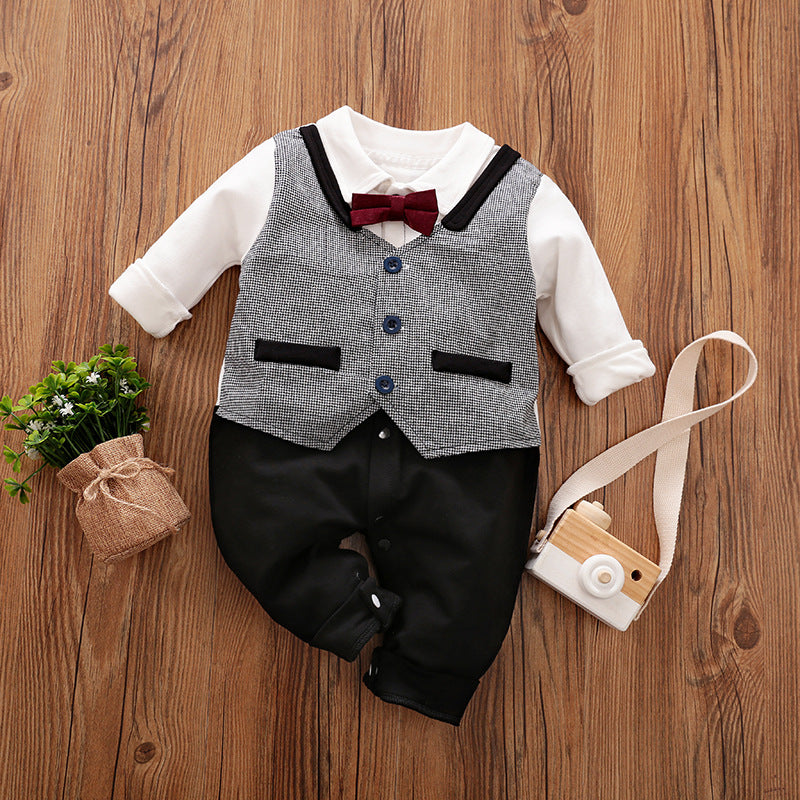 Baby Jumpsuit Gentleman Style