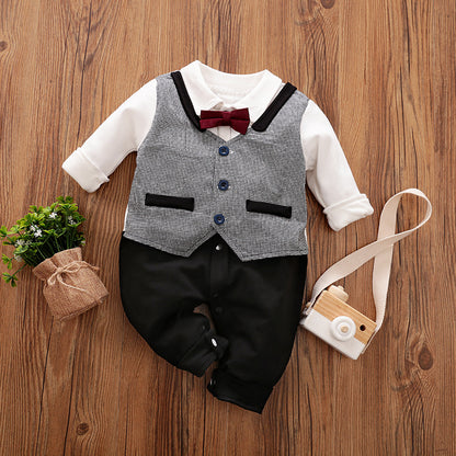 Baby Jumpsuit Gentleman Style
