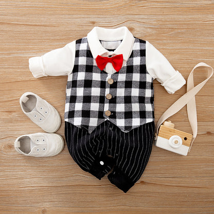 Baby Jumpsuit Gentleman Style