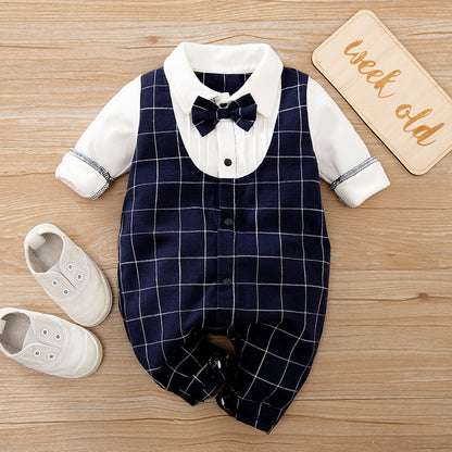Baby Jumpsuit Gentleman Style